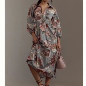 Loverly Grey x Anthropologie The Bettina Shirt Dress by Maeve